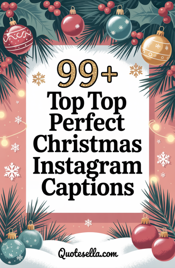  Perfect Christmas Instagram Captions