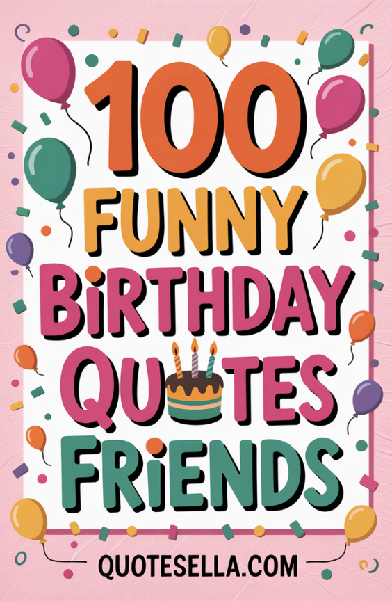Funny Birthday Quotes for Friends