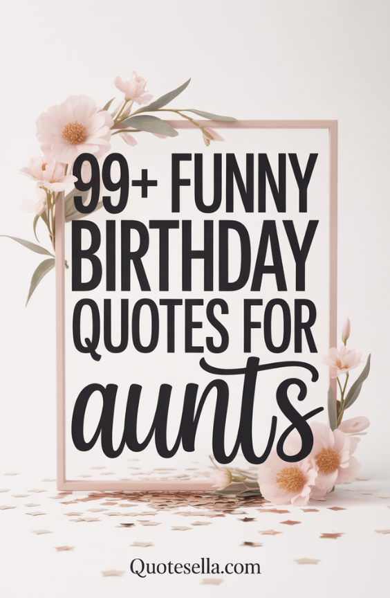 Funny birthday quotes for aunts