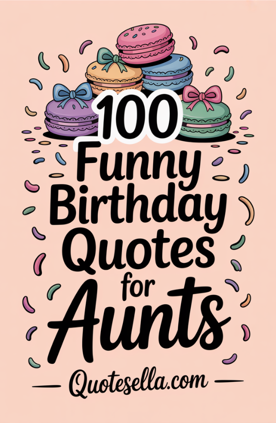 Funny birthday quotes for aunts