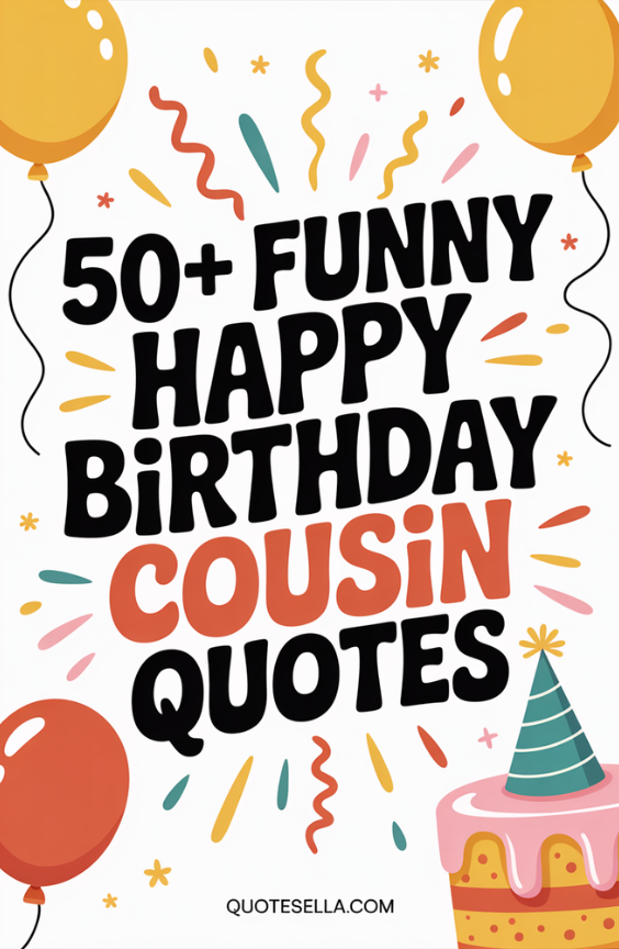 Funny Happy Birthday Cousin Quotes