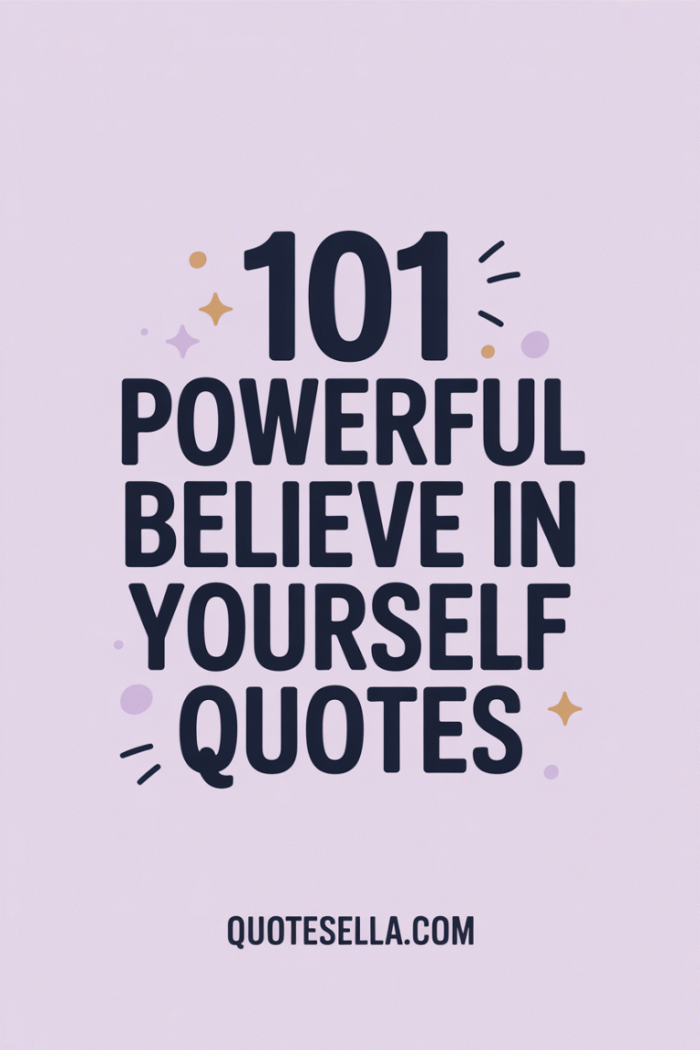 Believe In Yourself Quotes